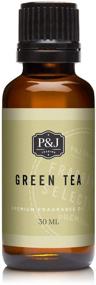 img 1 attached to Premium P&J 30ml Green Tea Fragrance Oil: Ideal for Soap Making, Diffusers, Candles, Lotions, Haircare, Slime, and Home Fragrance