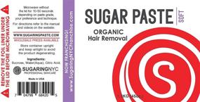 img 3 attached to 🍯 Organic Sugaring Paste - 1.3 KG/45 Oz. Soft for Legs, Arms, Back, Stomach