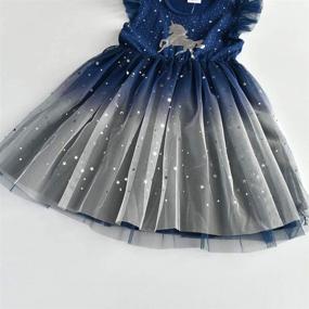 img 2 attached to 👗 DXTON Litter Dresses Sleeves: The Perfect Birthday Attire for Girls