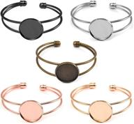 📿 lanbeide cabochon settings bracelet for wristbands: beading & jewelry making logo
