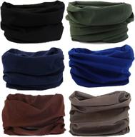 versatile neck gaiter cooling face bandana: a seamless shield mask, scarf, and headwear for active men and women logo