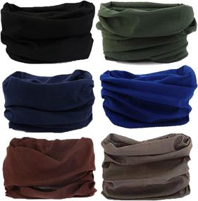 img 4 attached to Versatile Neck Gaiter Cooling Face Bandana: A Seamless Shield Mask, Scarf, and Headwear for Active Men and Women