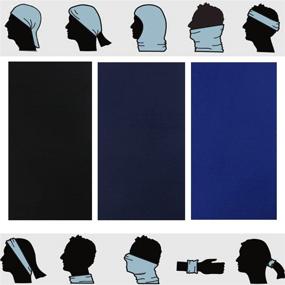 img 1 attached to Versatile Neck Gaiter Cooling Face Bandana: A Seamless Shield Mask, Scarf, and Headwear for Active Men and Women