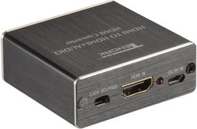 img 3 attached to 🔌 Tendak 4K аудио извлекатель конвертера - HDMI в HDMI с оптическим TOSLINK SPDIF и аудио-сплиттером 3,5 мм стерео адаптером (вход HDMI, выход HDMI + цифровой/аналоговый аудио)