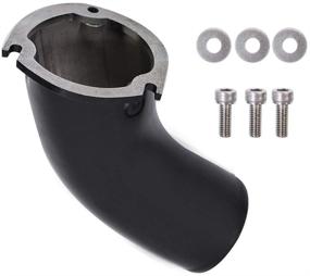 img 2 attached to Powerful Turbo Air Intake Elbow Inlet Horn Hose for Chevy/GMC 6.6L Diesel – Black Edition