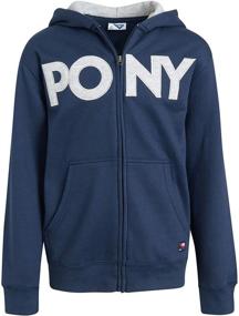 img 4 attached to 👕 Pony Boys Charcoal Heather Sweatshirt - Boys' Clothing for Enhanced SEO