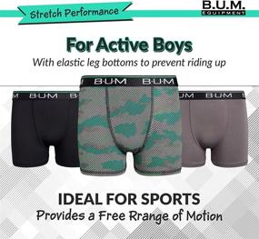 img 1 attached to 👕 Advanced Performance Dri Fit Compression Boys' Active Clothing by B U M Equipment