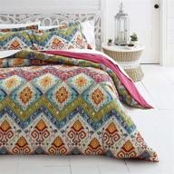 🌙 blue moroccan nights comforter set - azalea skye, queen/full size logo