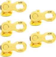 🚴 aqq bicycle missing link 1-12 speed chain connector lock set - quick master link joint for mtb and road bikes logo