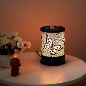 img 3 attached to Wax Warmer for Scented Wax: Electric Butterfly Candle Melter - Essential Oil Burner for Home Decor