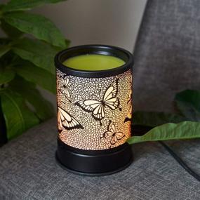 img 2 attached to Wax Warmer for Scented Wax: Electric Butterfly Candle Melter - Essential Oil Burner for Home Decor