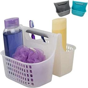 img 3 attached to Compartment Plastic Shower Organizer Non Slip