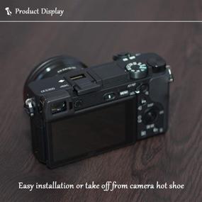 img 2 attached to 🔥 Hot Shoe Cover VKO Compatible with Sony A6100 A6600 A7III A6500 A6400 A6300 A6000 A77II A7II A7RII A7RIII A7RIV A7SII A99II RX10II RX100II - Replacement for FA-SHC1M (Pack of 5)