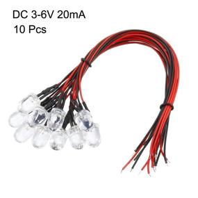img 3 attached to 🔆 Uxcell 10Pcs 10mm Pre Wired LED: Vibrant Lighting Solutions for Easy Installation
