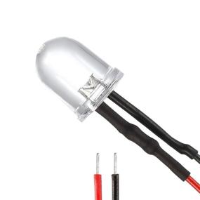 img 4 attached to 🔆 Uxcell 10Pcs 10mm Pre Wired LED: Vibrant Lighting Solutions for Easy Installation