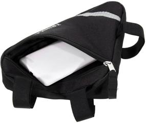 img 1 attached to 🚲 MOOCY Bicycle Storage Bag - Triangle Saddle Frame Pouch for Sport Cycling