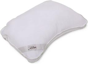 img 4 attached to 💤 MLILY Hybrid Shoulder Luxury Ergonomic Ventilated Breathable Memory Foam Queen Size Bed Pillow - 28’’ x 20’’ - Premium