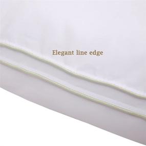 img 1 attached to 💤 MLILY Hybrid Shoulder Luxury Ergonomic Ventilated Breathable Memory Foam Queen Size Bed Pillow - 28’’ x 20’’ - Premium