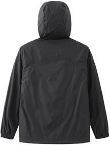 img 3 attached to 🧥 Boys Waterproof Rain Jacket: Lightweight Active Hooded Raincoat 6-14 - Stay Dry in Style!