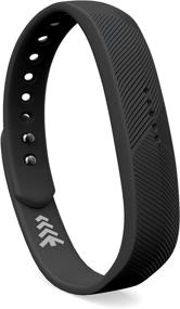 img 4 attached to 💪 Flexible Replacement Bands for Fitbit Flex 2 - Small and Large Sizes Available