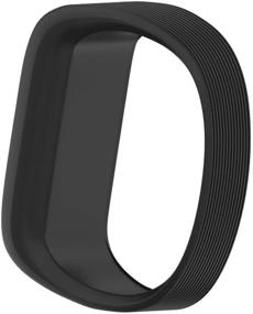 img 2 attached to 📿 QGHXO Soft Silicone Replacement Band for Garmin Vivofit Jr/Vivofit Jr. 2 Activity Tracker - Small/Large Size Strap