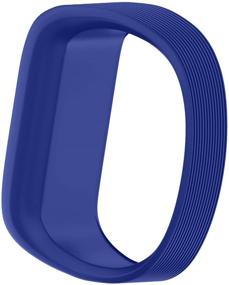 img 1 attached to 📿 QGHXO Soft Silicone Replacement Band for Garmin Vivofit Jr/Vivofit Jr. 2 Activity Tracker - Small/Large Size Strap
