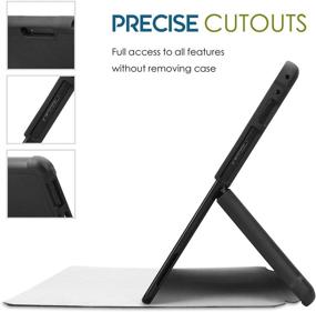 img 1 attached to 📱 ProCase Surface Pro X Case: Ultra Slim Smart Cover Stand for Surface Pro X 13" 2019, Black - Compatible with Keyboard (Case Only)