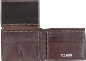 img 3 attached to 👜 Stylish and Durable Steve Madden Leather Blocking Capacity: Enhance Your Organizational Game!