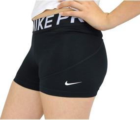 img 3 attached to Nike Women's Pro 3in Training Shorts: Optimal Performance and Comfort for Your Workouts