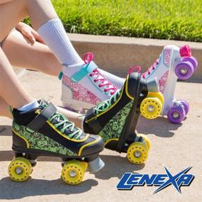 img 2 attached to 🧑 Lenexa Doodle Kids Roller Skates - Roller Skates for Girls and Boys