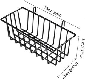 img 1 attached to 🧺 Enhance Your Grid Wall with GBYAN Grid Wall Basket - Ideal Accessories for Organized Wall Panels, 2 Pack