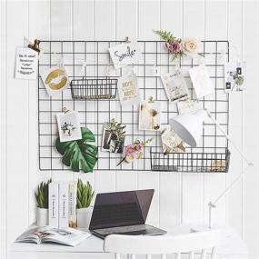 img 3 attached to 🧺 Enhance Your Grid Wall with GBYAN Grid Wall Basket - Ideal Accessories for Organized Wall Panels, 2 Pack