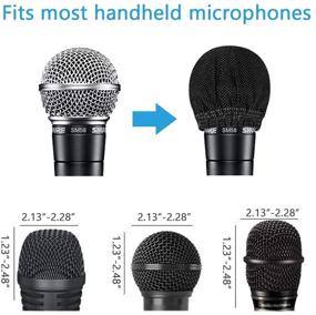 img 1 attached to Disposable Microphone Non Woven Windscreen Protective Accessories & Supplies and Microphones