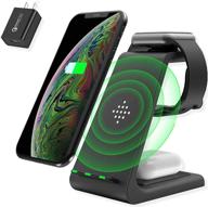 🔌 sonidia 3 in 1 fast wireless charger station dock: apple watch, airpods, iphone 12/11/se/x/xr/xs/8 qi-certified phones (with free charger) logo