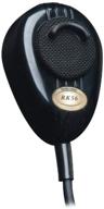 roadking rk56b 4-pin cb microphone in black with dynamic noise canceling logo