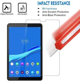 img 1 attached to 📱 Pulen [2-Pack] Tempered Glass Screen Protector for Lenovo Tab M10 Plus 10.3 Inch - HD Anti-Scratch, Bubble-Free, 9H Hardness