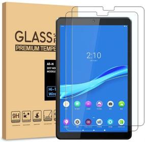 img 4 attached to 📱 Pulen [2-Pack] Tempered Glass Screen Protector for Lenovo Tab M10 Plus 10.3 Inch - HD Anti-Scratch, Bubble-Free, 9H Hardness