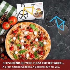 img 1 attached to SCHVUBENR Bicycle Pizza Cutter Wheel