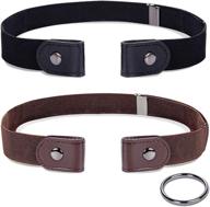 invisible stretch buckle elastic belts: must-have women's accessory for perfect fit logo