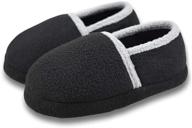 tirzrro winter slippers memory indoor boys' shoes and slippers logo