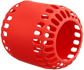 img 2 attached to Oriolus Silicone Case Cover For Apple HomePod Smart Speaker (Red)