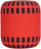 oriolus silicone case cover for apple homepod smart speaker (red) logo