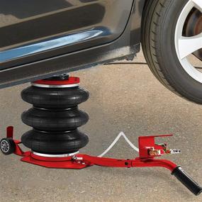 img 2 attached to 🚗 Powerful Bestauto Pneumatic Car Jack: Lifts up to 6600lbs, 16-inch Height