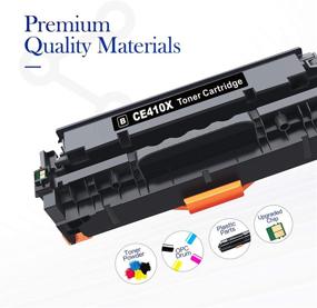 img 3 attached to Valuetoner Remanufactured Toner Cartridge Replacement for HP 305A 305X Printer (4-Pack) - CE410A CE410X CE411A CE412A CE413A, Compatible with Laserjet Pro 400 M451dn M451nw M475dn M475dw M451dw M375nw