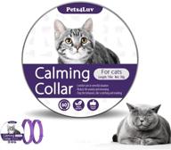 🐱 pets4luv calming collar for cats - pheromone calm collars for anxiety relief - suitable for small, medium, and large cats - upgraded version - adjustable, waterproof, and 100% natural - 2 pack logo