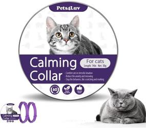 img 4 attached to 🐱 Pets4Luv Calming Collar for Cats - Pheromone Calm Collars for Anxiety Relief - Suitable for Small, Medium, and Large Cats - Upgraded Version - Adjustable, Waterproof, and 100% Natural - 2 Pack