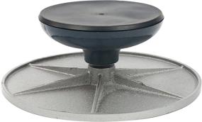 img 1 attached to 🏺 12-Inch Pottery Wheel with Cast Iron Construction, Ball Bearings, Non-Skid Rubber Boot - Ideal for Sculpting, Decorating, and Banding