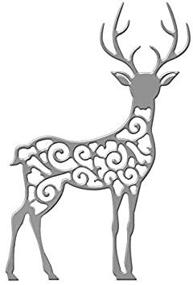 img 3 attached to 🦌 Scrapbooking Metal Cutting Die: DIY Album Card Making Decor, Paper Craft, Metal Die Cuts - Party & Wedding Reindeer Decorations