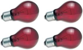 img 1 attached to 🦎 Zoo Med Red Reptile Bulbs - 40 Watts Nightlight (Pack of 4)