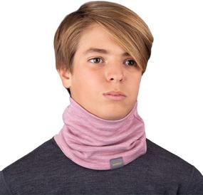 img 3 attached to Choose Your Color: MERIWOOL Kids Merino Wool Midweight Neck Gaiter - Optimize Your Search